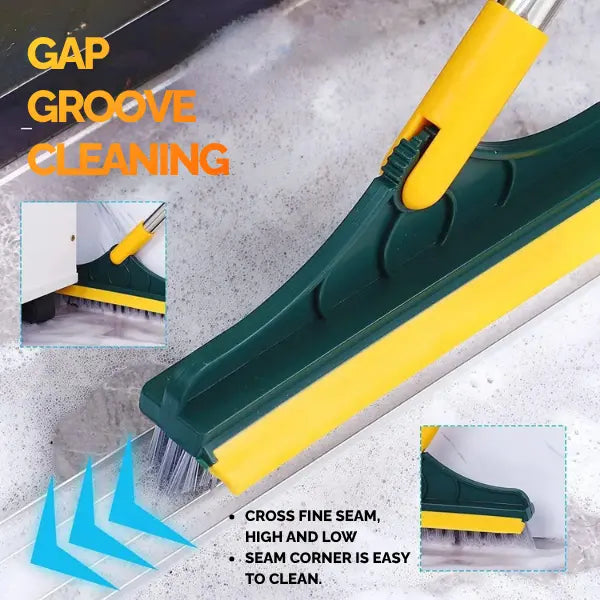 CleanEdge™ – 2-in-1 Scrubbing Brush | Corner Wiper | Flexible Head