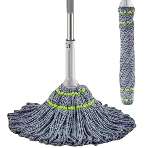 TwistWipe™ – Self-Wringing Floor Mop | 2-in-1 Scrub & Mop Head